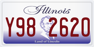 IL license plate Y982620