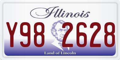 IL license plate Y982628