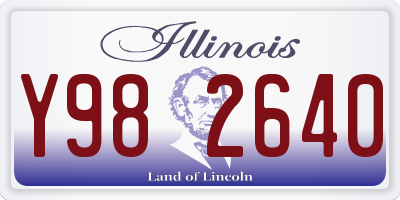 IL license plate Y982640