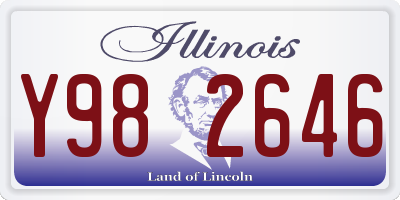 IL license plate Y982646