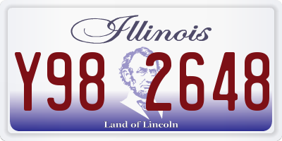 IL license plate Y982648