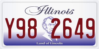 IL license plate Y982649