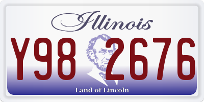 IL license plate Y982676