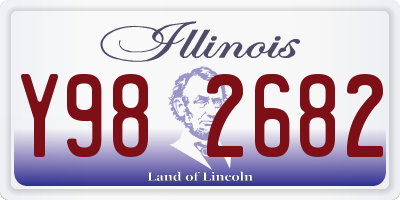 IL license plate Y982682