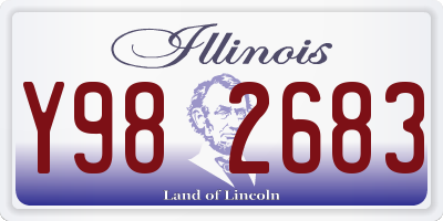 IL license plate Y982683