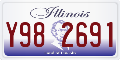 IL license plate Y982691