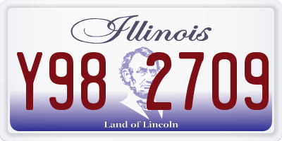 IL license plate Y982709