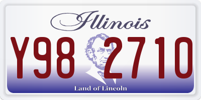 IL license plate Y982710