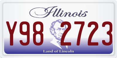 IL license plate Y982723