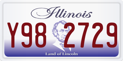IL license plate Y982729