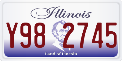 IL license plate Y982745