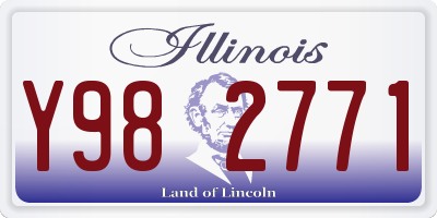 IL license plate Y982771