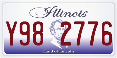 IL license plate Y982776
