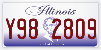 IL license plate Y982809