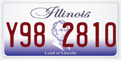 IL license plate Y982810
