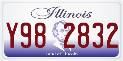 IL license plate Y982832