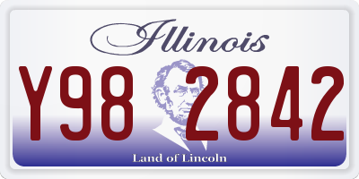 IL license plate Y982842