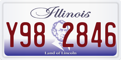 IL license plate Y982846