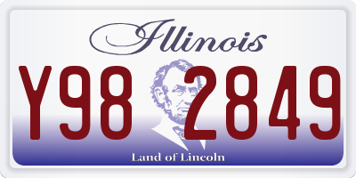 IL license plate Y982849