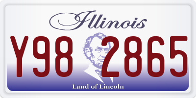 IL license plate Y982865