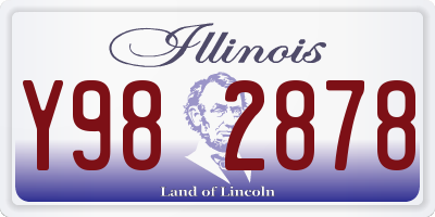 IL license plate Y982878