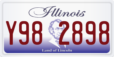 IL license plate Y982898