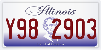 IL license plate Y982903