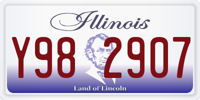 IL license plate Y982907