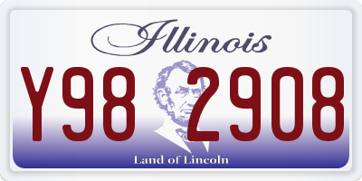 IL license plate Y982908