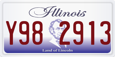 IL license plate Y982913