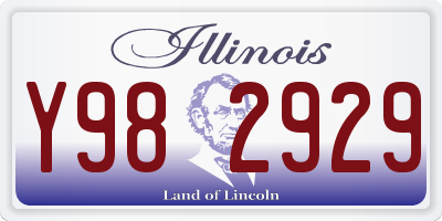 IL license plate Y982929