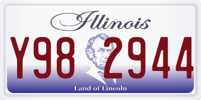 IL license plate Y982944