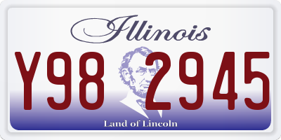 IL license plate Y982945