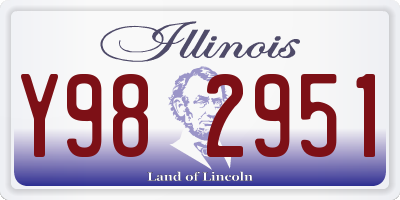 IL license plate Y982951