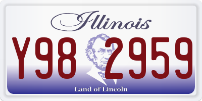 IL license plate Y982959