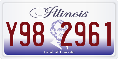 IL license plate Y982961