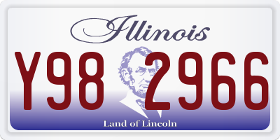 IL license plate Y982966
