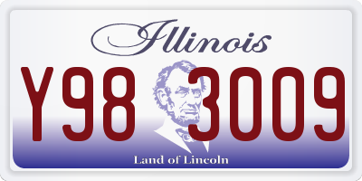 IL license plate Y983009