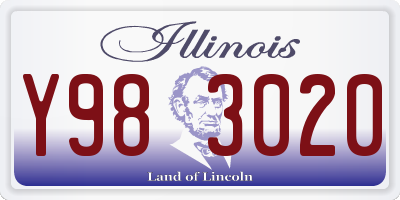 IL license plate Y983020