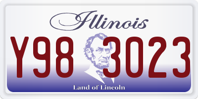 IL license plate Y983023