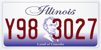 IL license plate Y983027
