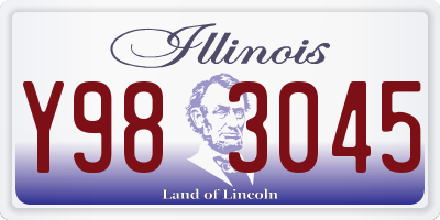 IL license plate Y983045