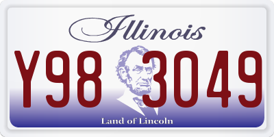 IL license plate Y983049