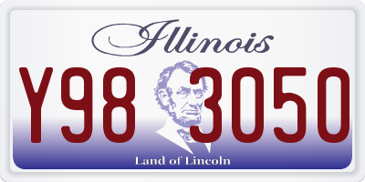 IL license plate Y983050