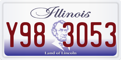 IL license plate Y983053