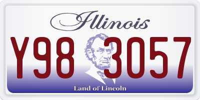 IL license plate Y983057