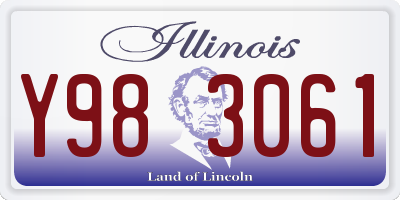 IL license plate Y983061