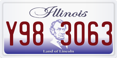 IL license plate Y983063