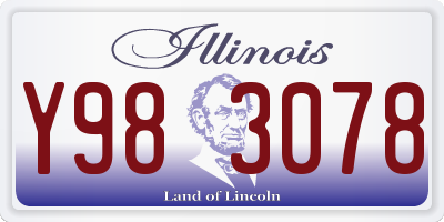IL license plate Y983078
