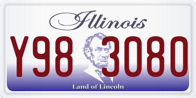 IL license plate Y983080